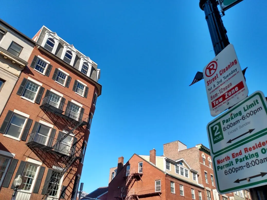 On Hanover Street, steps from the Society's door